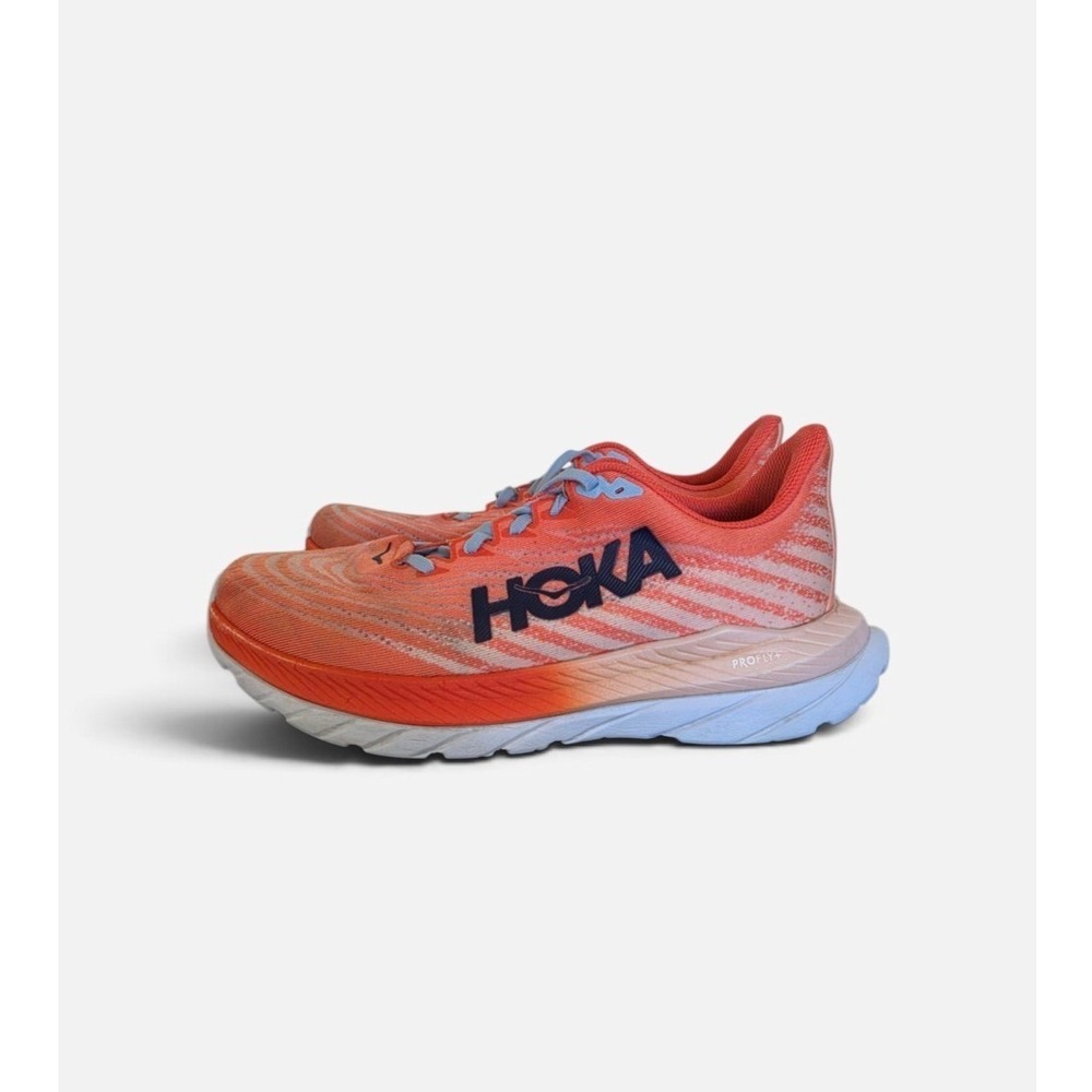 HOKA March 5 Running Wok Out Sneakers Shoes in Camellia Peach Parfait sz 8B